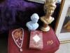 Queen's Coronation footstoll replica and memorabilia